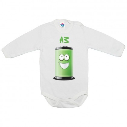 Бебешко боди с батерия Аз