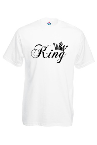 Мъжка тениска с надпис King