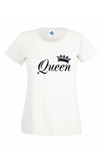 Дамска тениска с надпис Queen