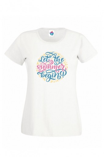 Дамска тениска Лятото да започва
