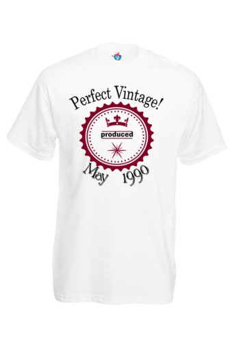 Мъжка тениска за Рожден ден  Perfect vintage May