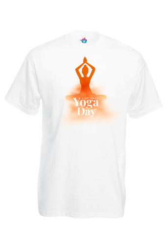 Мъжка тениска Йога ден