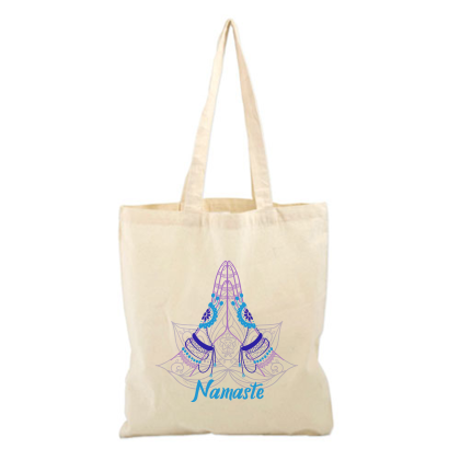 Памучна чанта Намасте