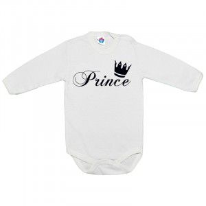 Бебешко боди с надпис Prince