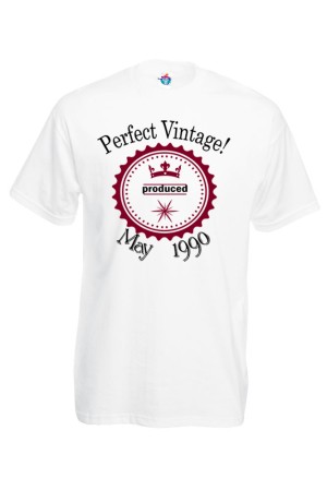 Мъжка тениска за Рожден ден  Perfect vintage May