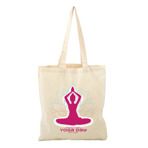 Памучна чанта Ден на йога