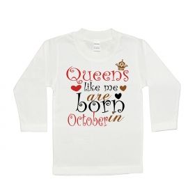 Детска тениска за рожден ден Queens like me