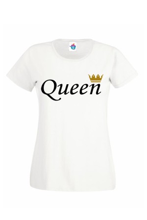 Дамска Тениска за двойки - Queen