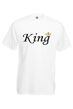 Мъжка Тениска за двойки - King